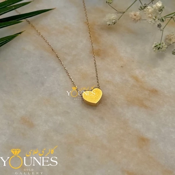 گردنبند قلب ساده طلا